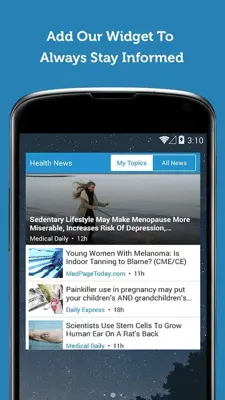 Health News - Newsfusion android App screenshot 0